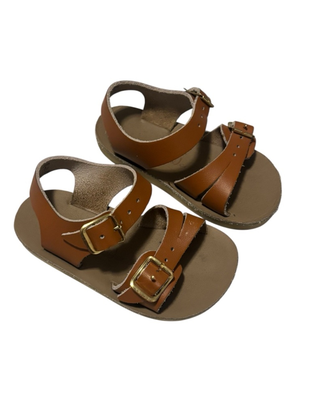 Sun San Sea Wee Size 4 Sandals Brown for Baby